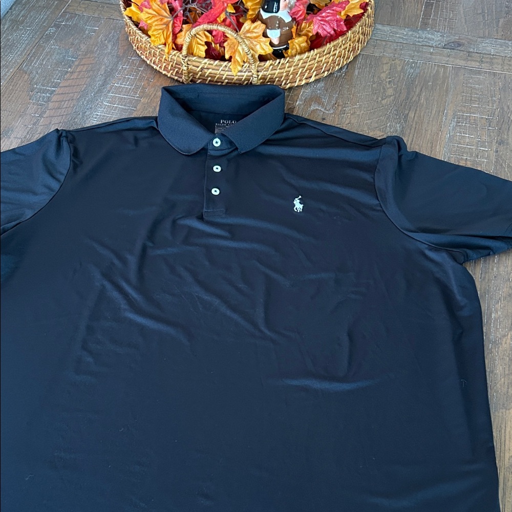Polo by Ralph Lauren Men's Black Polo Shirt